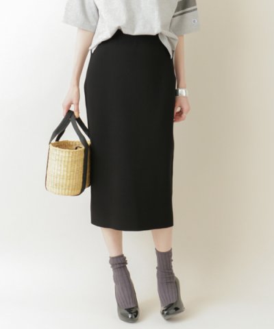 ＜d fashion＞【UR】 ミラノリブタイトスカート