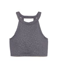 ＜d fashion＞【emmi yoga】レオパードカップインエンボストップス画像