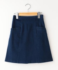 ＜d fashion＞ポケット付き台形スカート