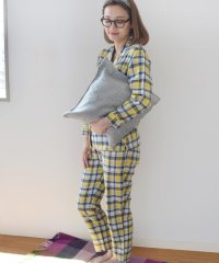 ＜d fashion＞《予約》SHIPS Days: チェック パジャマ(レッド・イエロー)◆画像