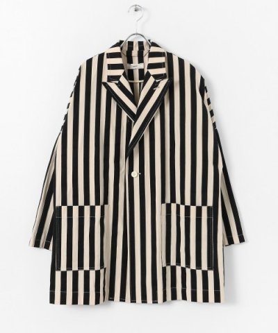 d fashionunfil striped cotton dobby Jacket
