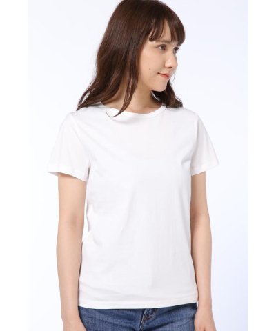 ＜d fashion＞50／2新きょう綿 半袖Tシャツ