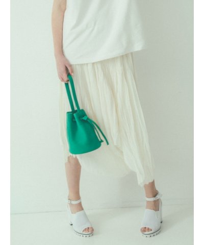 ＜d fashion＞シアープリーツスカート