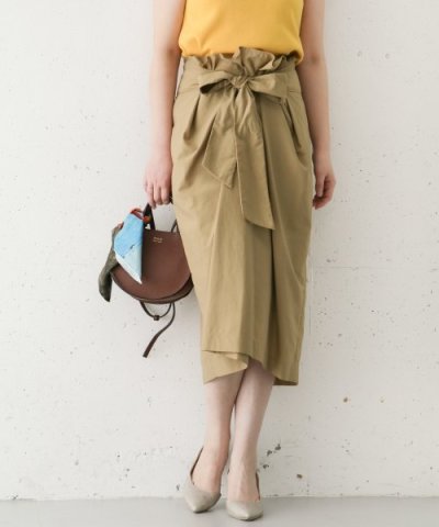 ＜d fashion＞リボンデザインタイトスカート