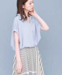 ＜d fashion＞【KBF】スキッパーシャツチュニック画像