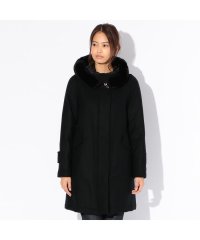 ＜d fashion＞【Rain Wool】Super180'Sフーデッドダウンコート画像