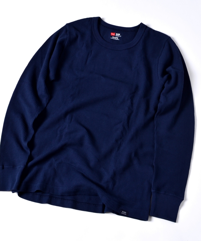 wind and sea ワッフル ロングスリーブ Tシャツ S ネイビー wind and sea ワッフル ロングスリーブ Tシャツ S ネイビー トップス