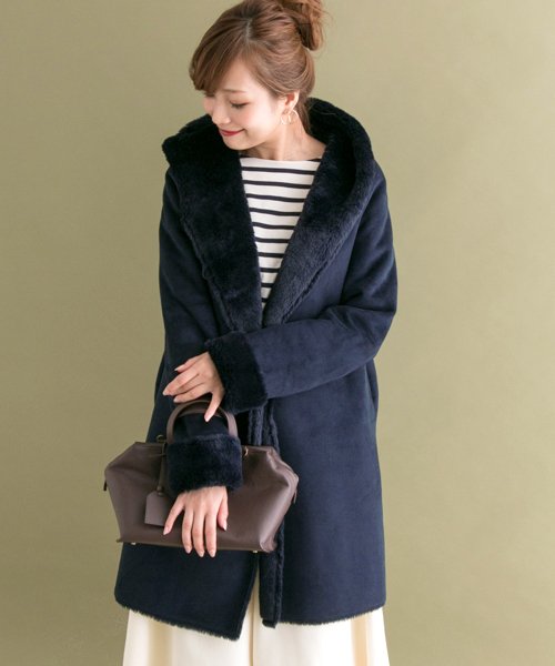 セール】ウール混フェイクムートンフードコート(002032743) | URBAN RESEARCH ROSSO(URBAN RESEARCH ROSSO) - d fashion セール】ウール混フェイクムートンフードコート(002032743) | URBAN RESEARCH ROSSO(URBAN RESEARCH ROSSO) - d fashion