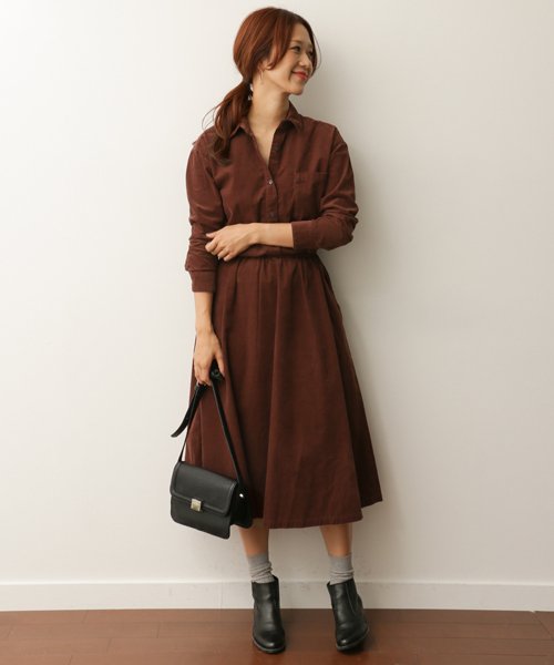 セール コーデュロイシャツワンピース アーバンリサーチドアーズ Urban Research Doors D Fashion