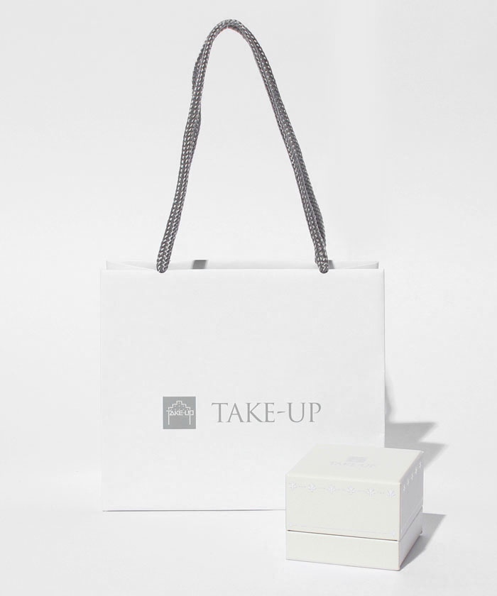 テイクアップ TAKE－UP 揺れるカラーストーンピアス( PG