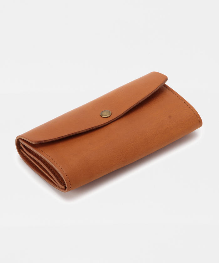 シップスのAMIACALVA for SHIPS 栃木レザー 長財布 AMIACALVA for SHIPS: 栃木レザー ロングウォレット(長財布