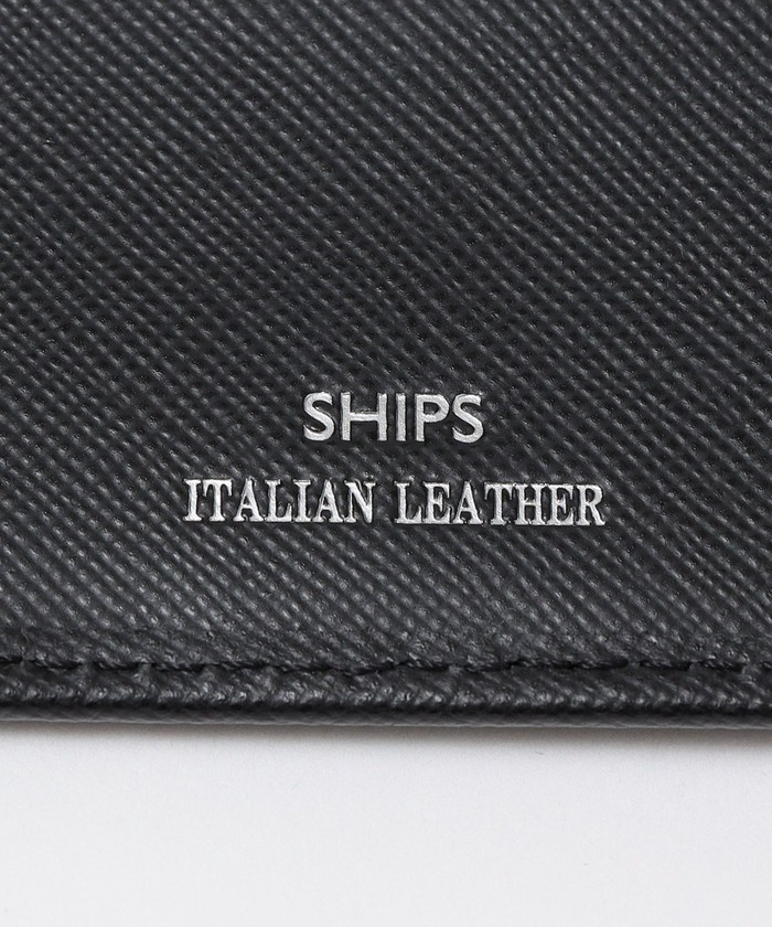 SHIPS:【SAFFIANO LEATHER】 イタリアンレザー 2つ折 財布(500259041