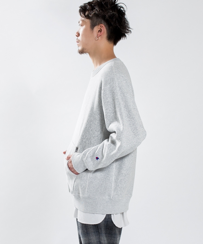 Champion×NEEDLES/別注 リバースウィーブクルーネックスウェット 待望の！！！！！<Champion>×<Needles>｜ビームス ジャパン 渋谷