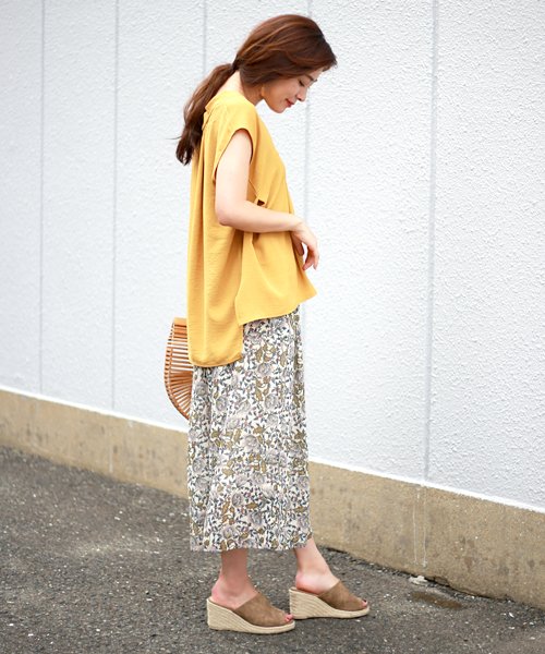セール デイリー使いにオススメ ボタニカルフラワースカンツ ブージュルード Bou Jeloud D Fashion