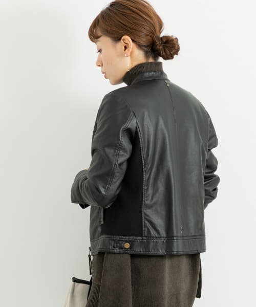 セール フェイクレザーライダースジャケット アーバンリサーチサニーレーベル Urban Research Sonny Label D Fashion