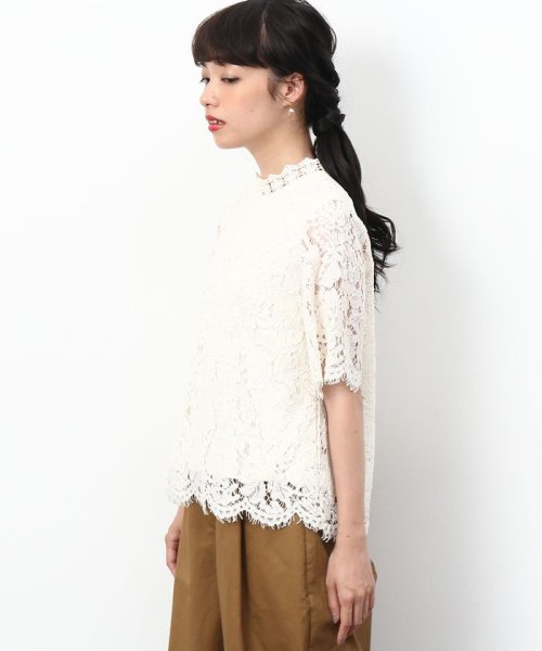 スカラップレースブラウス ロペピクニック Rope Picnic のシャツ スカラップレースブラウス ロペピクニック Rope Picnic のシャツ