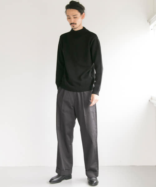 セール 70%OFF】コットンサテンワイドトラウザー(500448236 セール 70%OFF】コットンサテンワイドトラウザー(500448236