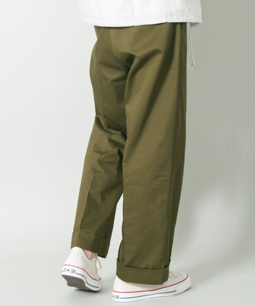 セール 70%OFF】コットンサテンワイドトラウザー(500448236 セール 70%OFF】コットンサテンワイドトラウザー(500448236