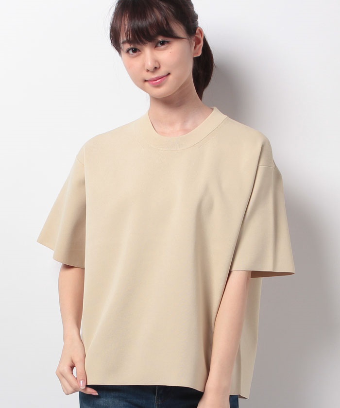 Adam et Rope&#39; - 新品 総針プルオーバー セール 60%OFF】総針半袖クルーネックプルオーバー(500439509