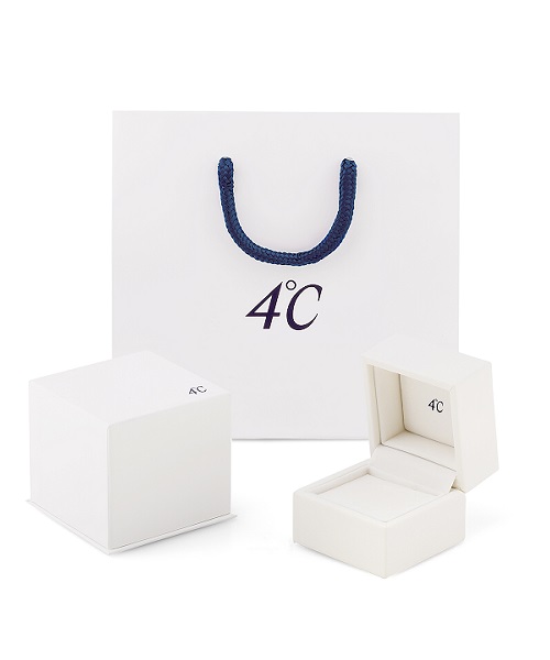 ヨンドシー 4℃ K10PG 2連リングネックレス(000941781) | 4℃(4 ヨンドシー 4℃ K10PG 2連リングネックレス(000941781) | 4℃(4