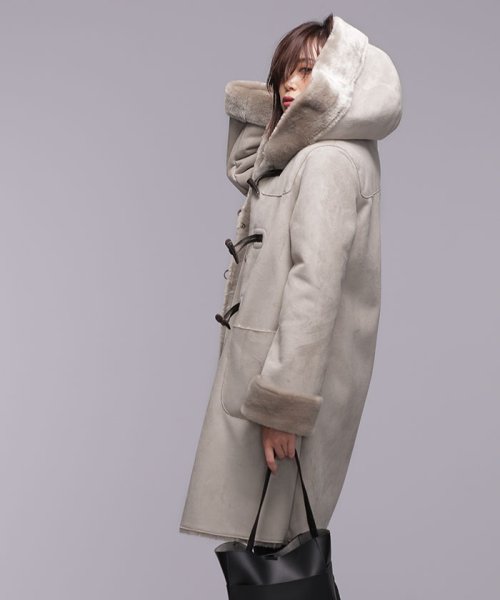 セール 30 Off With 1月号掲載 フェイクムートンダッフルコート ナノ ユニバース Nano Universe D Fashion