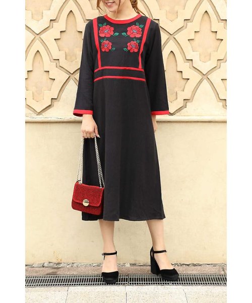 セール 49 Off 刺しゅうワンピース ローズバッド Rose Bud D Fashion