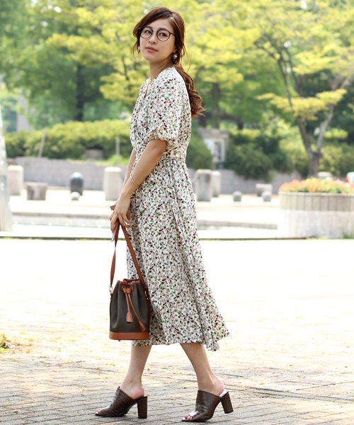 クーポン セール 45 Off フルーレットプリント2wayカシュワンピース ブージュルード Bou Jeloud D Fashion クーポン セール 45 Off フルーレットプリント2wayカシュワンピース ブージュルード Bou Jeloud D Fashion
