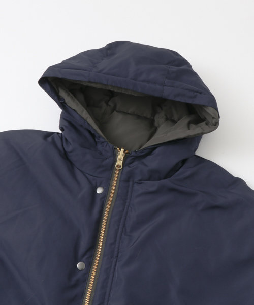 セール 50%OFF】Acuta ファー付リバーシブルポンチョダウン セール 50%OFF】Acuta ファー付リバーシブルポンチョダウン