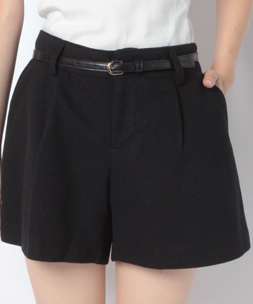 セール ベルト付フェイクウールショート パンツ イング Ingni D Fashion