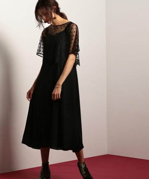 セール ドットチュールブラウス キャミワンピース ラヴィソンラヴィエール Ravissant Laviere D Fashion