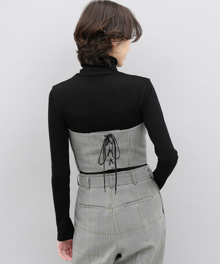 ROPE' / ロペ ギマチェックビスチェ セール 60%OFF】【セットアップ対応商品】グレンチェック