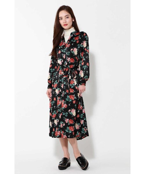 セール ローズプリントワンピース ローズバッド Rose Bud D Fashion