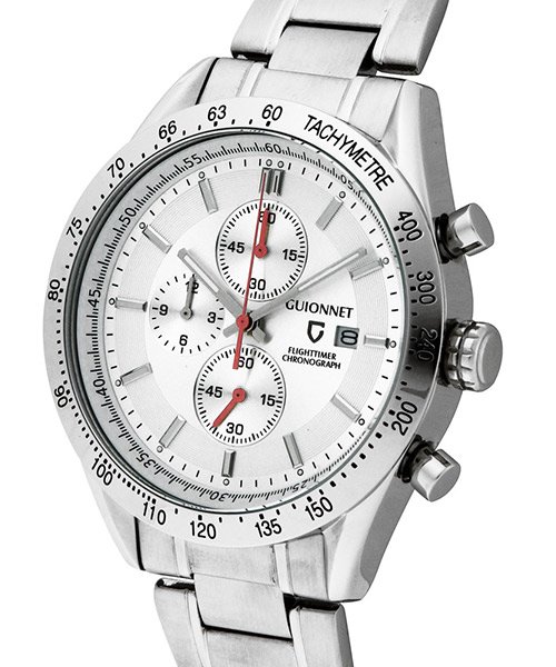 GUIONNET ギオネ FLIGHTIMER フライトタイマー CHRONOGRAPH クロノグラフ 腕時計 FC42YSVBR メンズ