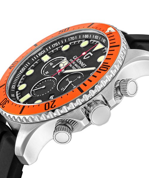 GUIONNET ギオネ HYDROMASTER ハイドロマスター CHRONOGRAPH クロノグラフ 300M防水 HM44 腕時計 メンズ