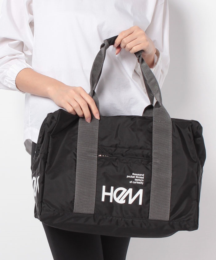 超人気CHROME黒 ナイロン ボストンバッグ セール 26%OFF】【HeM】ナイロンボストンバッグS TR－003－14