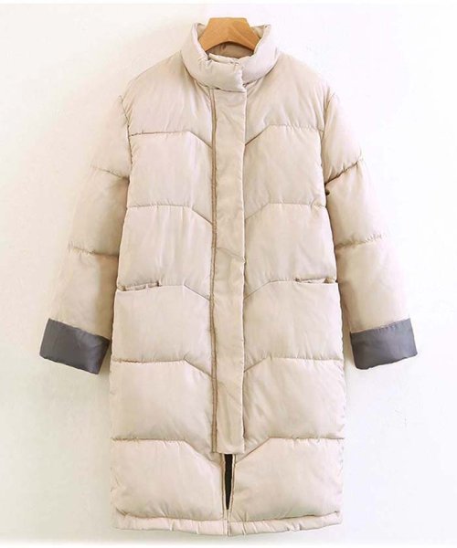 キルティングコート 中綿コート ロングコート レディース 冬 暖かいコート ミニミニストア Miniministore D Fashion