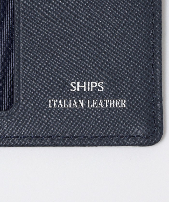 SHIPS: 【SAFFIANO LEATHER】イタリアンレザー IDケース