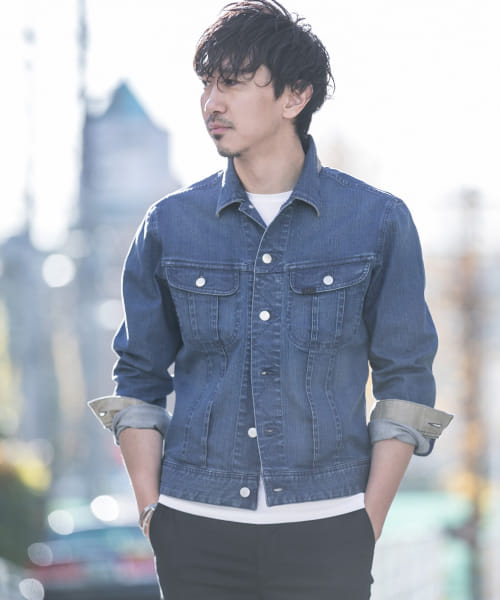 URBAN RESEARCH - Lee♡Gジャン セール】『別注』Lee×SENSE OF PLACE デニムショートジャケット