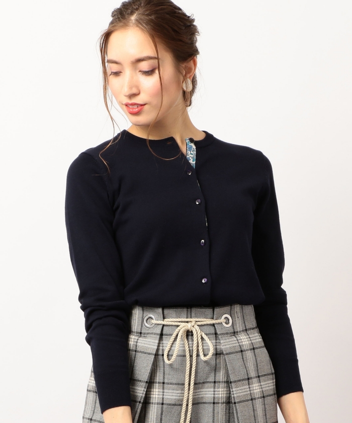 カーディガン リラックスラペルカーディガン Relaxed Lapel Caridgan レディース セール 50%OFF】[手洗い可能] ◎SC UV リバティ カーディガン