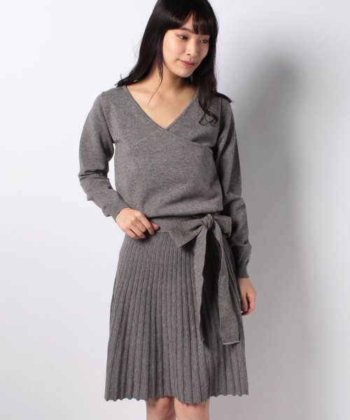 セール カシュクールタックプリーツワンピース ロイヤルパーティー Royal Party D Fashion
