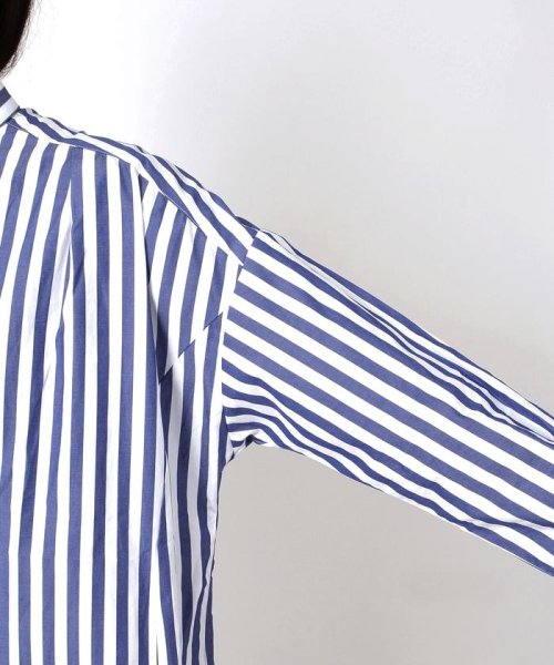 Ships Days Standard ドロップショルダーシャツワンピース ストライプ シップス デイズ Ships Days D Fashion Ships Days Standard ドロップショルダーシャツワンピース ストライプ シップス デイズ Ships Days D Fashion
