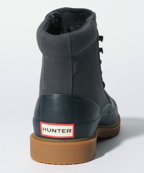 セール 国内正規品 メンズ オリジナル キャンバス レースアップ ダービー ブーツ ハンター メンズ Hunter Mens D Fashion