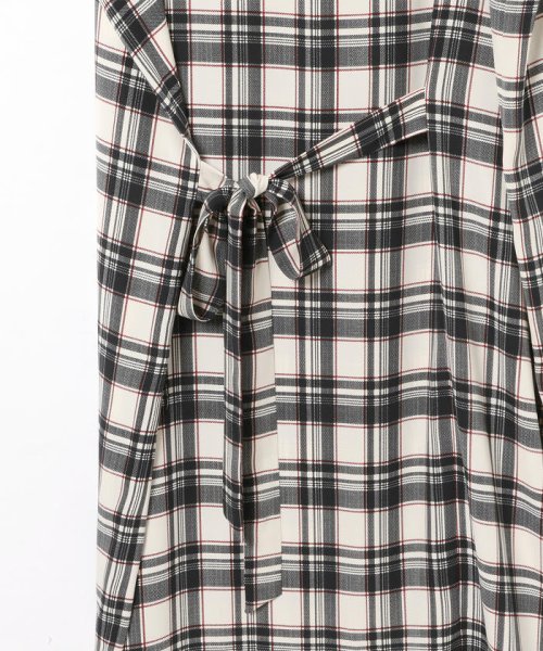 セール Ray Beams チェック フリル マキシワンピース 500742795 ビームス アウトレット Beams Outlet D Fashion