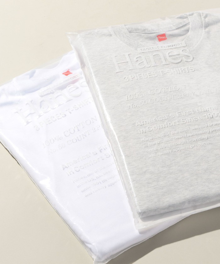 別注】 ＜Hanes（ヘインズ）＞ 3PACK T－SHIRTS/パックTシャツ