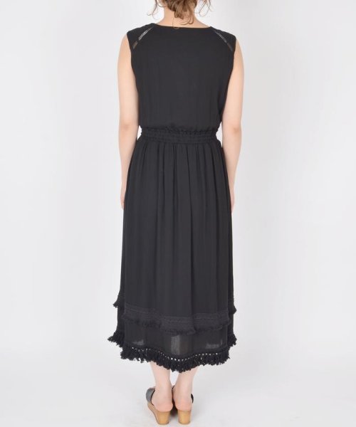 Khaju レースフリンジワンピース カージュ Khaju D Fashion Khaju レースフリンジワンピース カージュ Khaju D Fashion