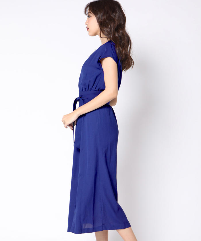VICKY 麻調ベルト付ロングジャケット サイズ2 VICKY 麻調ベルト付ロングジャケット サイズ2