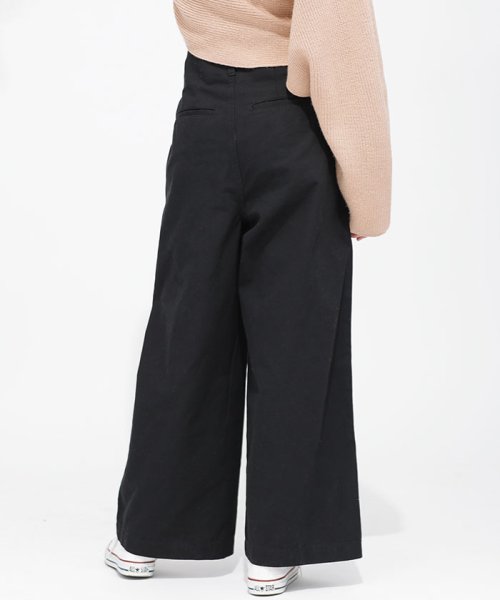 セール Nina S 7月号掲載 Spring 4月号掲載 チノワイドパンツ ナノ ユニバース Nano Universe D Fashion