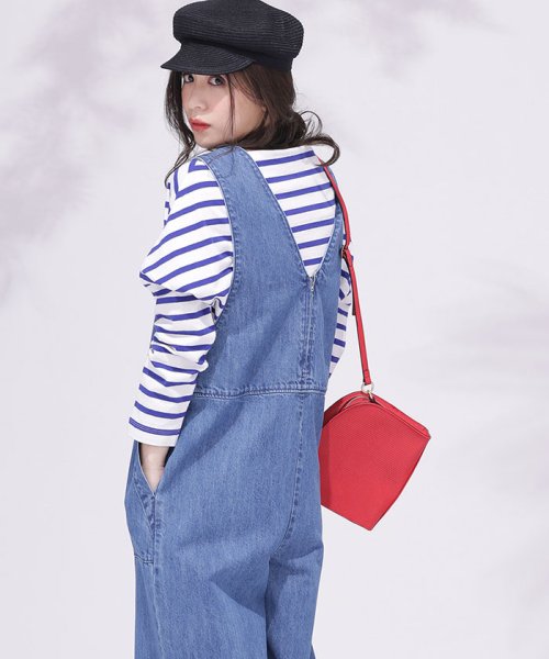 セール 60 Off Web限定 デニムベイカーサロペット ナノ ユニバース Nano Universe D Fashion