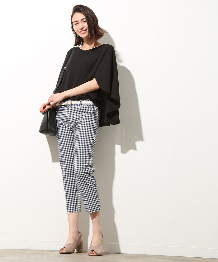 専用⭐︎PLEATS PLEASE チュニック➕サブリナパンツ セール 70%OFF】サテンストレッチサブリナパンツ(500882795