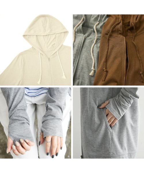 セール And It 光触媒uvカット指穴ロングzipパーカー M L Ll パーカー レディース 大きいサイズ 春夏 パーカー 薄手 トップス ロング丈 U アンドイット And It D Fashion セール And It 光触媒uvカット指穴ロングzipパーカー M L Ll パーカー レディース 大きいサイズ 春夏 パーカー 薄手 トップス ロング丈 U アンドイット And It D Fashion